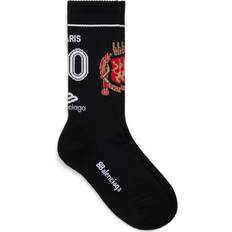 Balenciaga Socks Balenciaga Paris Soccer Socks - Black