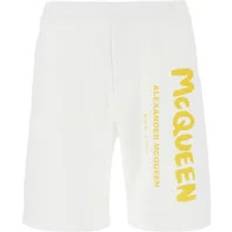Alexander McQueen Men Shorts Alexander McQueen Stylish Bermuda Shorts for Men - White