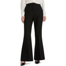 Mac Duggal Pants & Shorts Mac Duggal Classic Crepe Flared Trouser Pant - Black