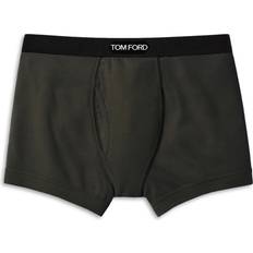 Unterhosen Tom Ford Cotton Boxer Briefs - Military Green