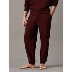 Calvin Klein Brown Trousers & Shorts Calvin Klein Cotton Jogging Bottoms - Truffle Brown/Red