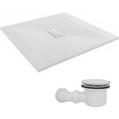 Showers Sundaze Smc White Square Shower Tray 1000 x 1000 mm