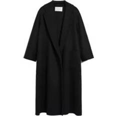 Max Mara Dam Kappor & Rockar Max Mara Asburgo Coat - Black