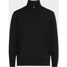 Orlebar Brown Isar Graphite Merino Half Zip - Black