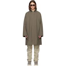 Fear of God Coats Fear of God Khaki Zip Trench Coat - Wood