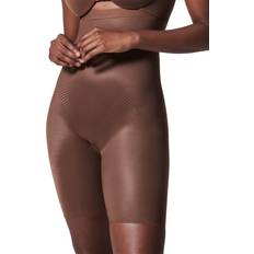 Brown Shapewear & Under Garments Spanx Thinstincts 2.0 With Printed Power - Chestnut Brown