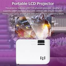 Tomtop Jms Portable LCD Projector 720P