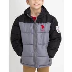 Outerwear U.S. Polo Assn. Boys Reversible Puffer Jacket - Camouflage