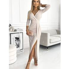 numoco Kleid Model 177049 - Beige