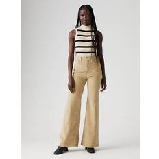 Levi's Ribcage Bell Jeans - Beige/Safari