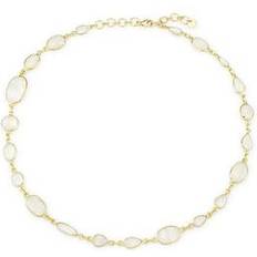 Moonstone Necklaces Women's Candies 24K Gold-Plated & Moonstone Dew Necklace Moonstone