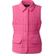 Girls Padded Vests Children's Clothing Mackage Naya Light Down Quilted Vest - Bright Pink