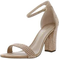 Madden Girl Beela Heeled Sandal Vintage Rose Rhinestone