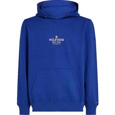 Tommy Hilfiger Hoodie Mit Label-Print Und Känguru-Tasche - Royal