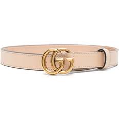 Gucci Women Belts Gucci GG Marmont Leather Belt - Pink