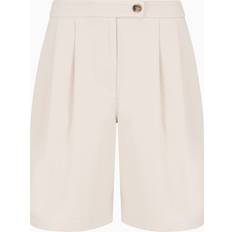 Emporio Armani Beige Shorts Emporio Armani Stretch Cotton Gabardine Shorts