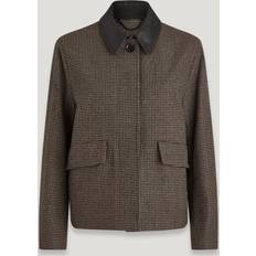 Cashmere - Women Jackets Belstaff Steel Jacket Women's Wool Blend - Burnt Oak