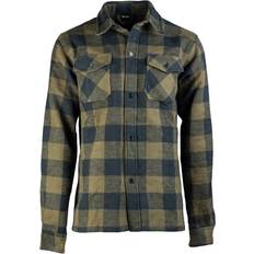 Flannel Shirts Mil-Tec Flannel Shirt Longsleeve Hemd - Black/Olive