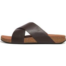 Fitflop Slides Fitflop För Män GZ7-167 Ingen Casual - Brunt Läder