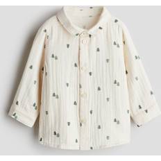 Shirts H&M Cotton Muslin Shirt - Beige