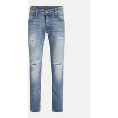 Jack & Jones Glenn Ripped Jeans Slim Fit Light Blue