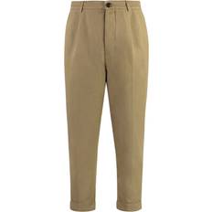 Chinos - Nylon Trousers Dondup Adam Stretch Cotton Chino Trousers - Beige