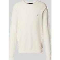 Tommy Hilfiger Beige Tröjor Tommy Hilfiger Sweaters - White