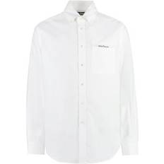 Palm Angels XXL Shirts Palm Angels Sartorial Tape Cotton Shirt - White