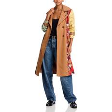 Outerwear Keith Midi Trench Coat - Tan/Multi