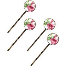 Hair Products ERJLKXP Hair Clips Pack of 4 Hibiscus Flower