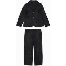 Emporio Armani Suits Emporio Armani Pinstriped Wool-Blend Single-Breasted Suit