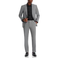 Slim Suits BOSS H-Huge Tic Weave Slim Fit Suit - Silver