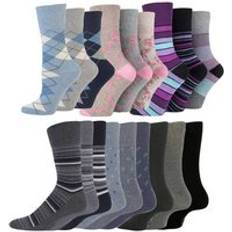 EasyLife Gentle Grip Socks Set of 9 - Multicolor
