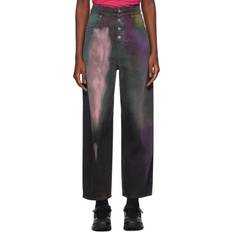 Multicoloured Jeans MM6 Maison Margiela 5-Pocket Jeans - Black