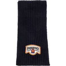 DSquared2 Scarfs DSquared2 Wool Ribbed Scarf - OS Blue