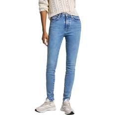 Pepe Jeans Super Skinny Casual Bomull - Blå