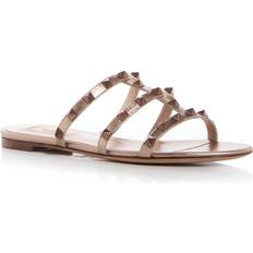 Valentino Garavani Women Slides Valentino Garavani Rockstud Slide Sandals - Skin