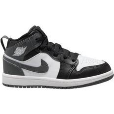 Multicoloured Children's Shoes Nike Jordan 1 Mid PS - Black/White/Iron Grey