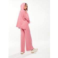 Liquorish Wide-leg Tracksuit Pant - Pink