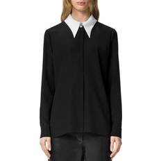 Versace Blouses Versace Silk Mother of Pearl Blouse - Black