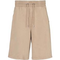 Balmain Herr Shorts Balmain Bermuda Shorts Med Vintage Broderi - Beige