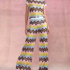 Cynthia Rowley Zigzag Knit Pants