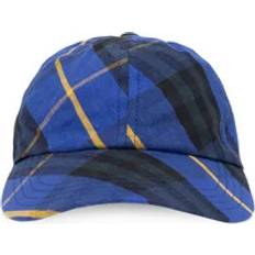 Linen Headgear Burberry Linen Cap With A Visor - Multicolor