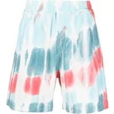 DSquared2 Shorts DSquared2 Bomull Tie Dye Distressed Relax Fit Shorts