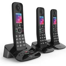 B-Tech (BT Premium Cordless Home Phone with 100 Percent Nuisance Call Blocking, Mobile Sync, Answer Machine, Trio Handset Pack) BT Premium Cordless Landline House Phone, 100 Percent Nuisance Call Blocker, Call Block Button