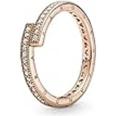 Pandora Sparkling Overlapping Ring
