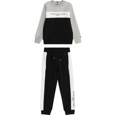 Tommy Hilfiger Tute Tommy Hilfiger Colour Block Crew Tracksuit - Black