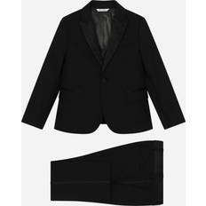 Dolce & Gabbana Suits Dolce & Gabbana Single-breasted Tuxedo Suit Black Wool