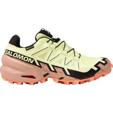 Salomon Speedcross 6 GTX Trail Running Shoe - Women's Lime Cream/Mahogany Rose/Black