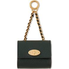 Mulberry Lily Bag Charm Keyring - Green